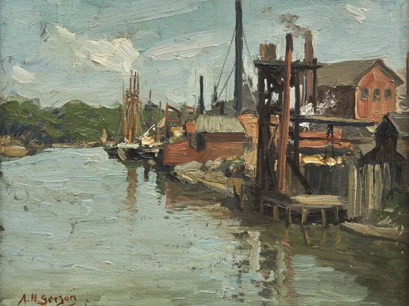 1872-Aaron Harry Gorson - Molo